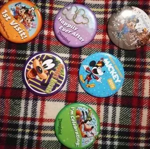 Gallery image 2 for Disney Parks Celebration Buttons, Bundle of 6