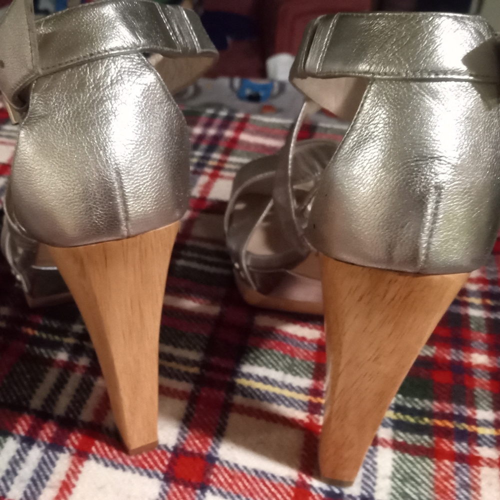 Gallery image 2 for Michael Kors Strappy Platform Sandals, 10
