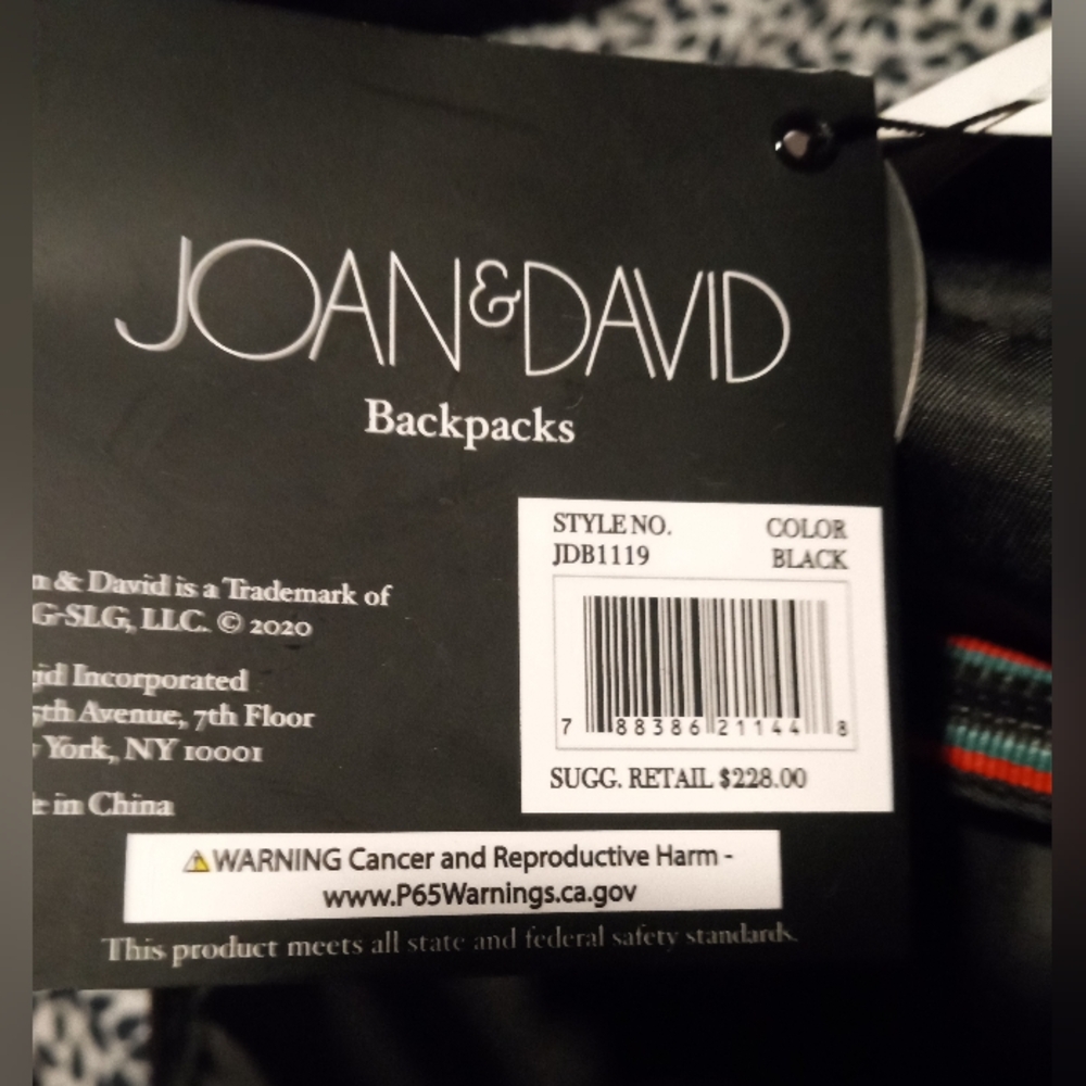 Gallery image 5 for Joan & David Twill Nylon Workbook Backpack