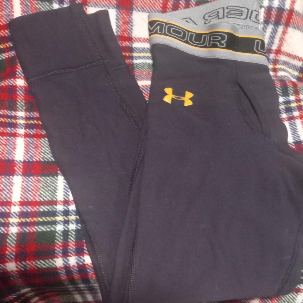 Gallery image 1 for Under Armour Youth Leggings, Large