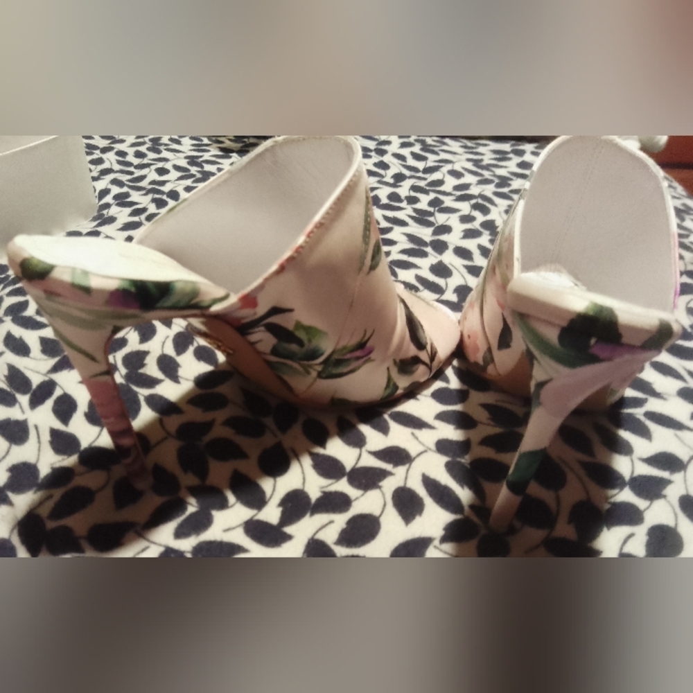 Gallery image 6 for BEAUTIISOLES Cindy Peep Toe Heels by Robyn Shreiber