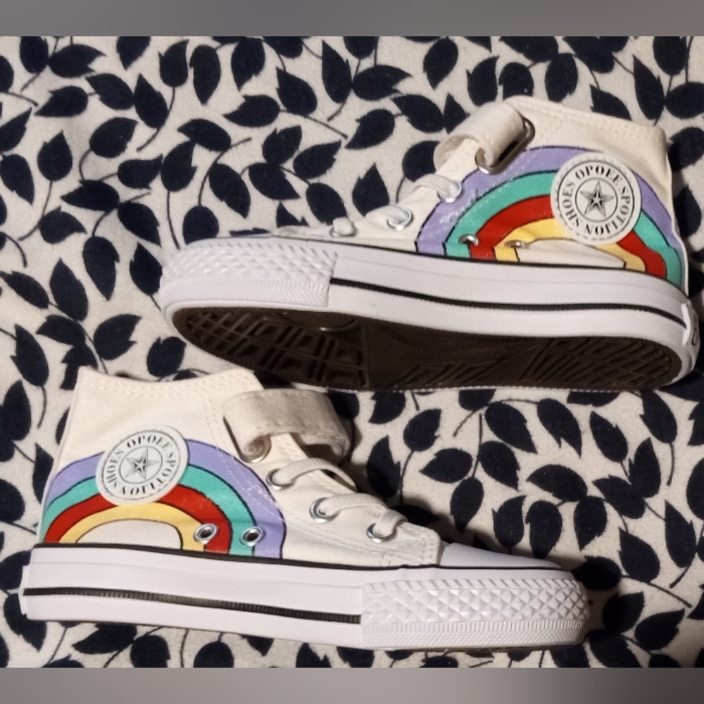 Gallery image 4 for Spotlion Girls Unicorn Hi Top Shoes, Size 26