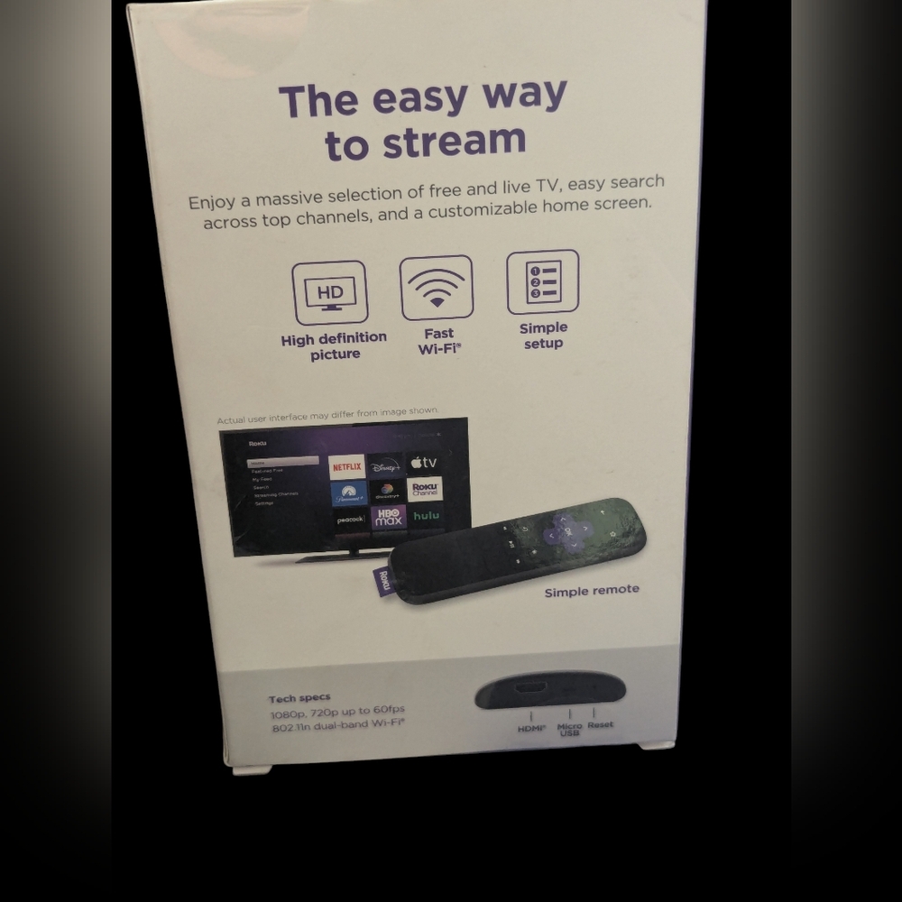 Gallery image 1 for Roku Express HD Streaming Made Easy