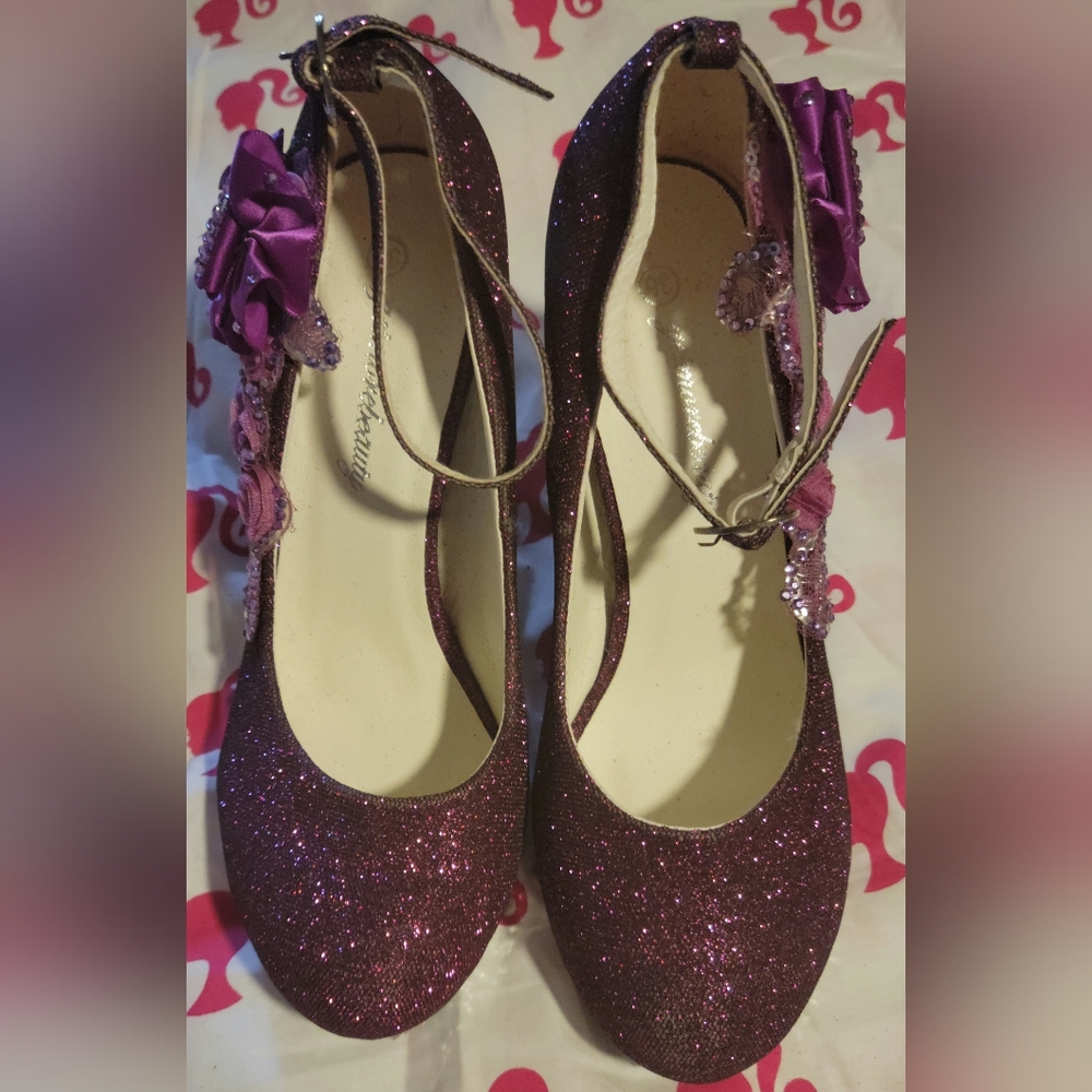 Gallery image 3 for Get More Beauty Glitter Platform Stiletto High Heeled Shoes