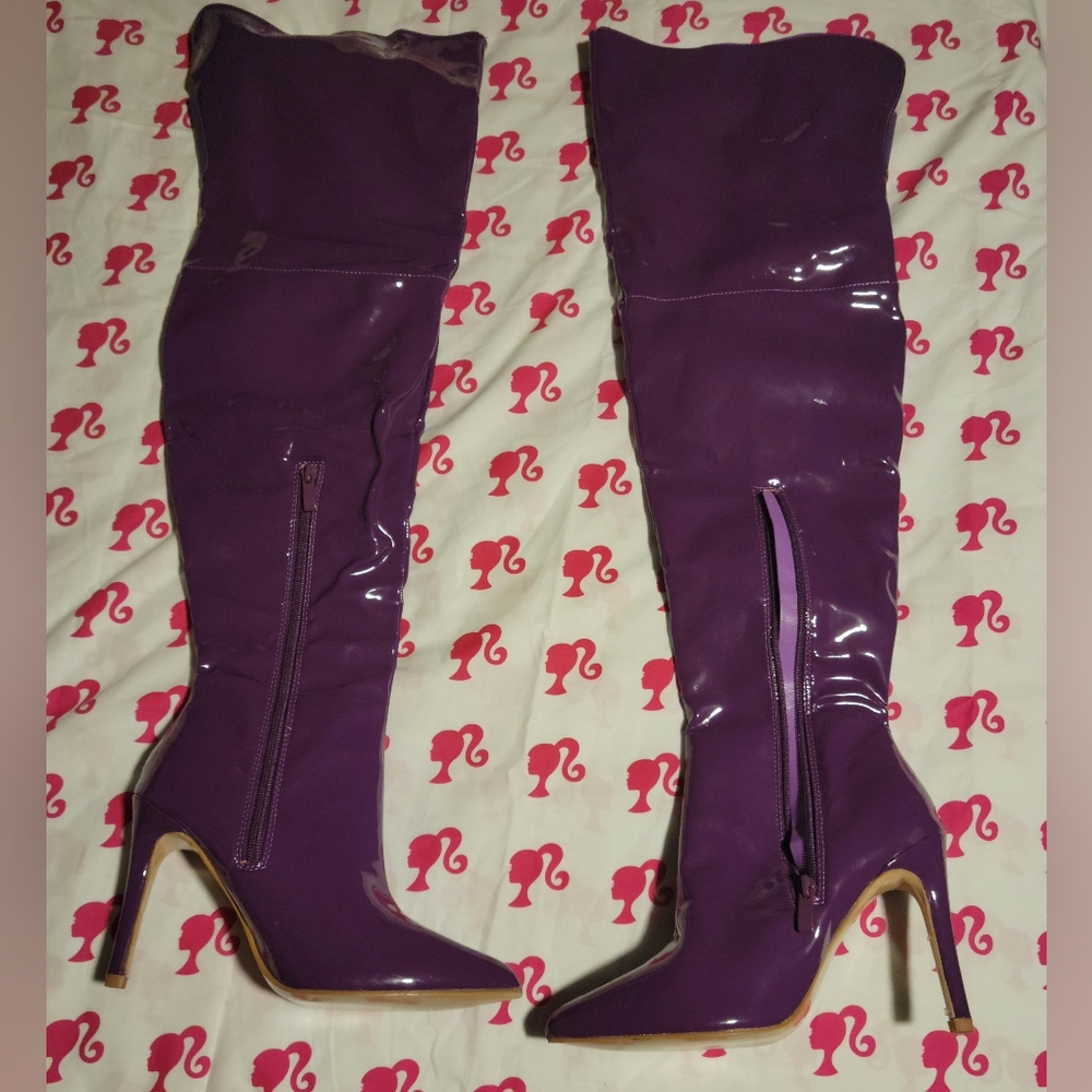 Gallery image 1 for Fashion Nova Hope You Do Over The Knee Boots