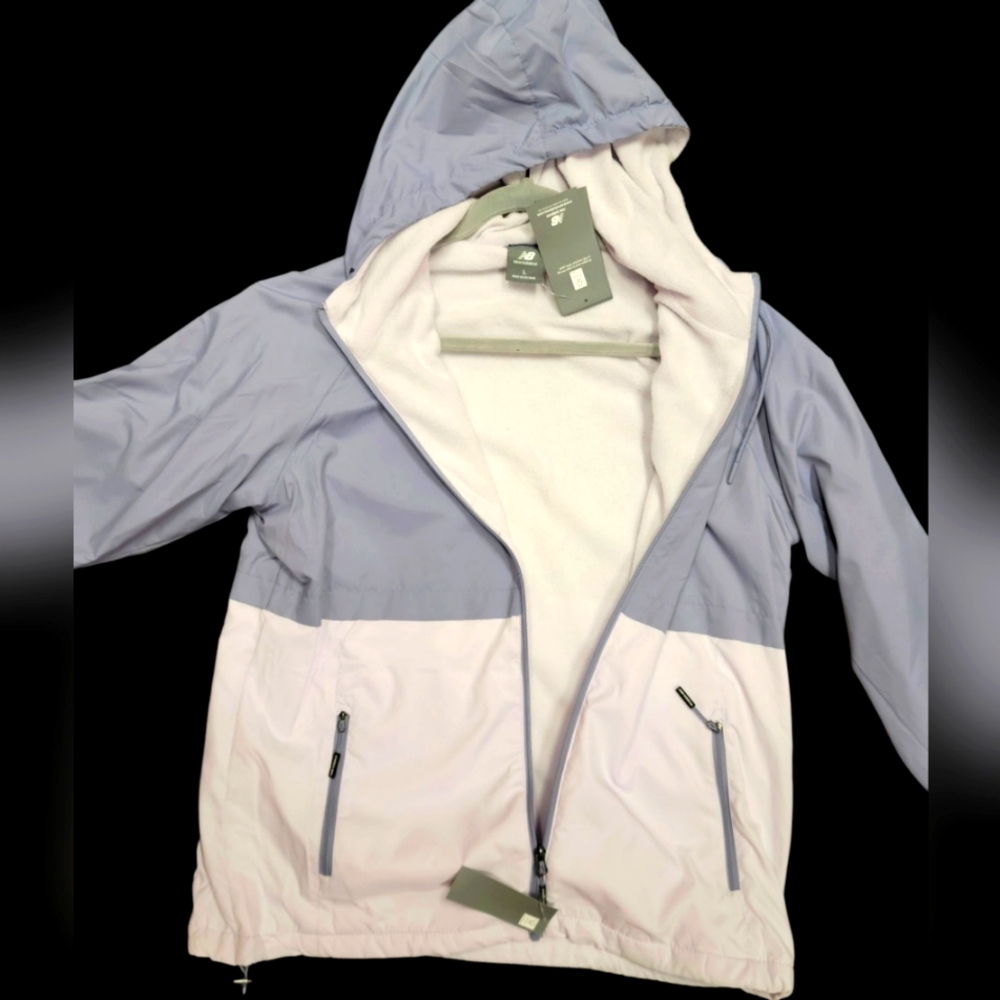 Gallery image 3 for New Balance Fleece Lined Rainjacket