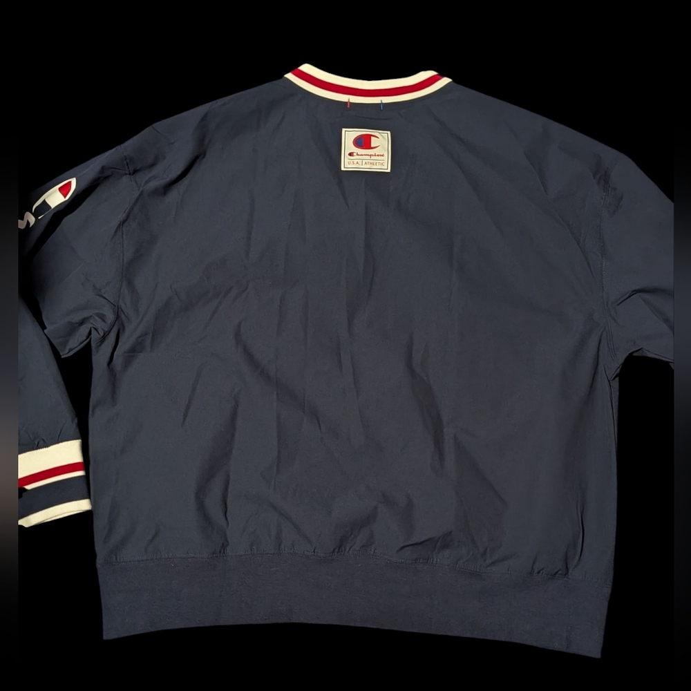 Gallery image 1 for Champion Gridiron V-Neck Windbreaker