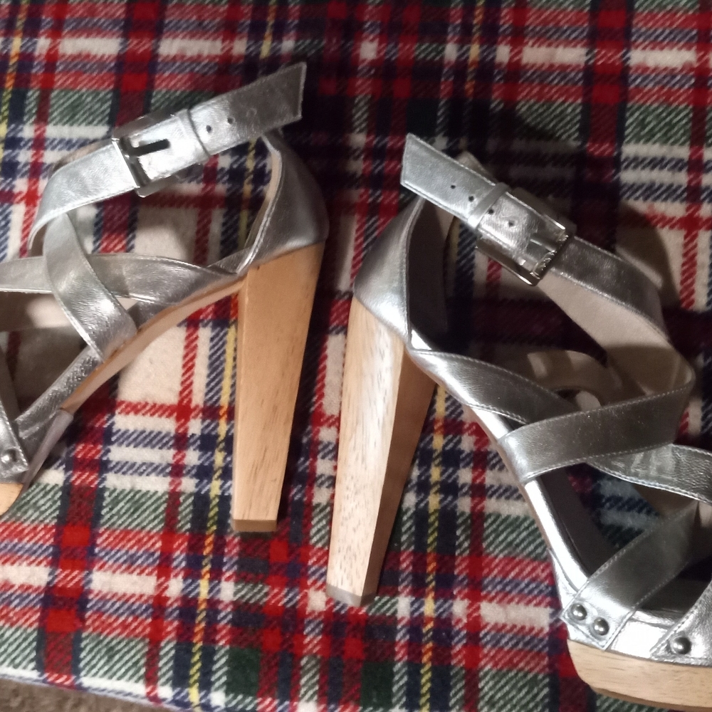 Gallery image 5 for Michael Kors Strappy Platform Sandals, 10