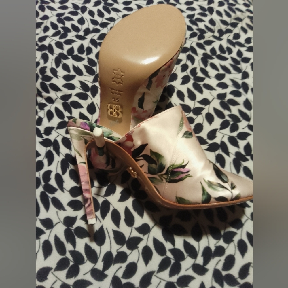 Gallery image 1 for BEAUTIISOLES Cindy Peep Toe Heels by Robyn Shreiber
