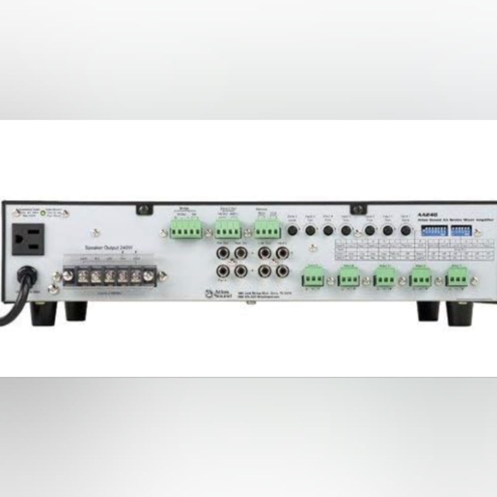 Gallery image 3 for Atlas Sound AA240 Mixer Amplifier